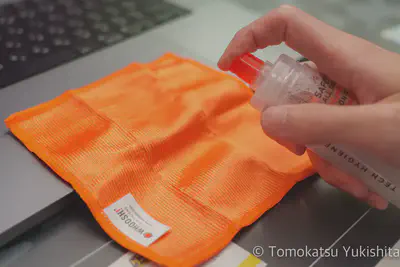 付属のクロス